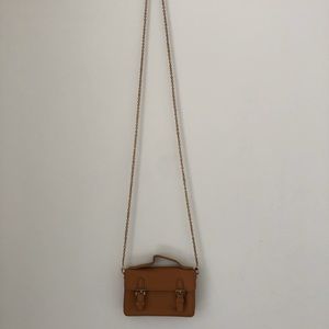 Small, brown cross body bag